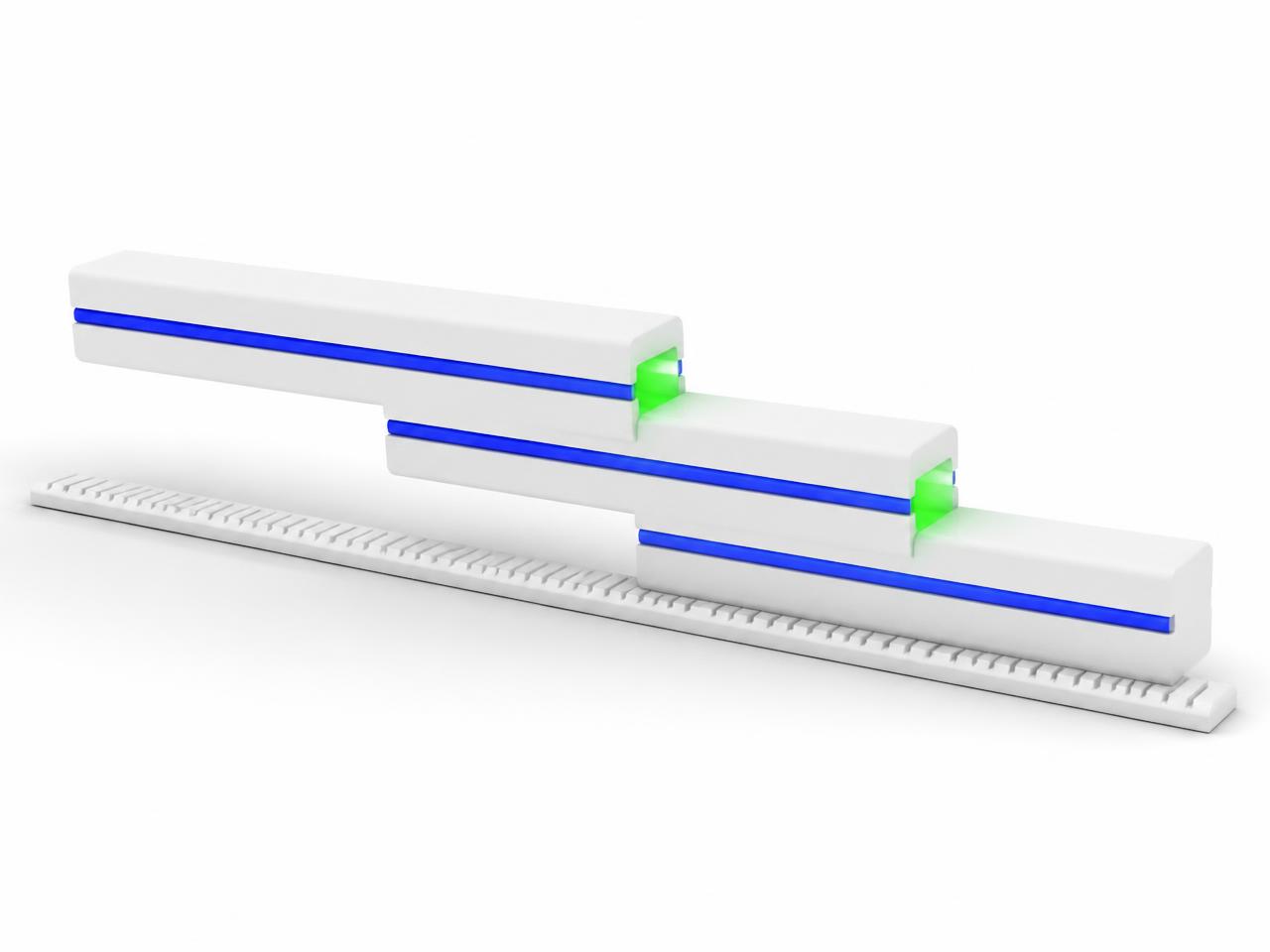 Three overlapping shifts forming one continuous line of coverage